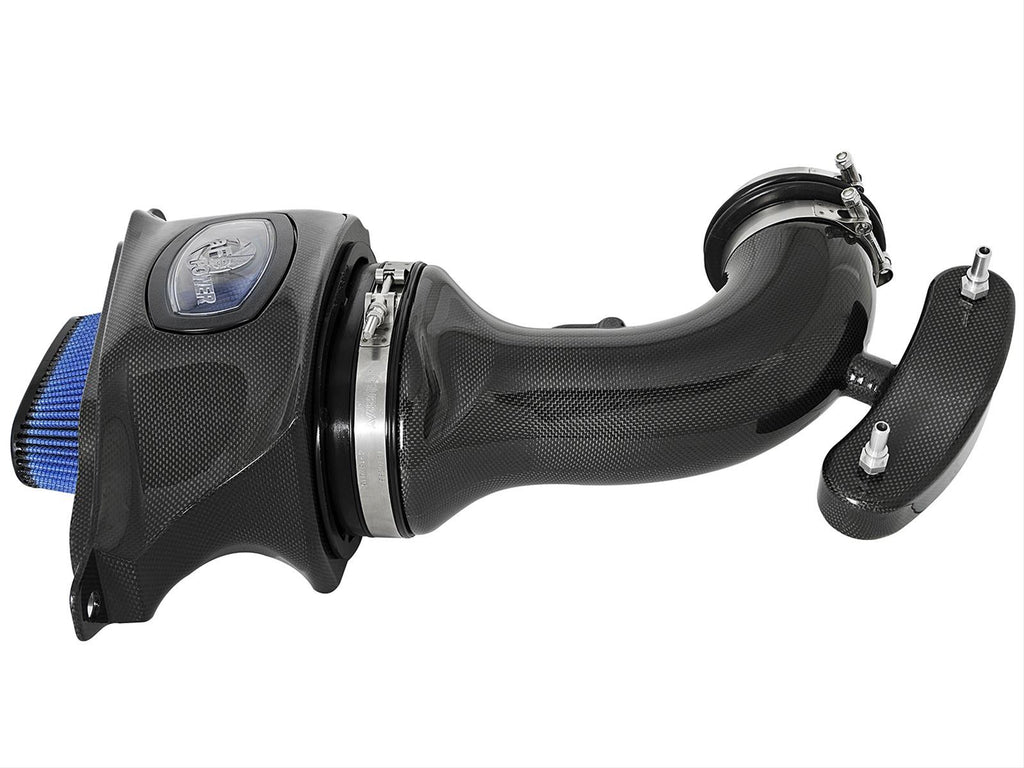 AFE Black Series Momentum Carbon Fiber Cold Air Intake System w/Dual Filter Media, 2014-2019 Corvette Stingray & GS