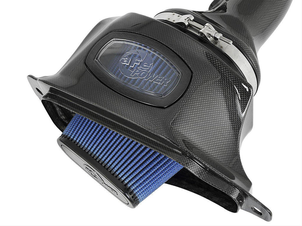 AFE Black Series Momentum Carbon Fiber Cold Air Intake System w/Dual Filter Media, 2014-2019 Corvette Stingray & GS