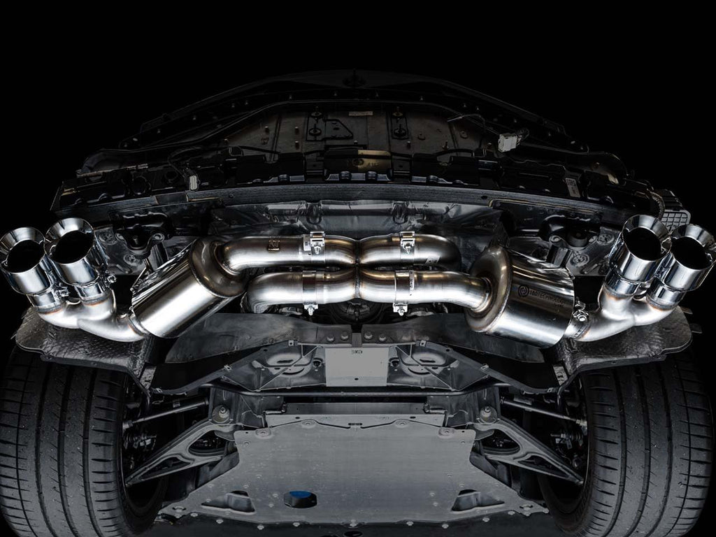 AWE Touring Edition Exhaust for C8 Corvette - Quad Chrome Silver or Black Tips (w/ NPP, wo/NPP) 2020-2024 C8 Stingray
