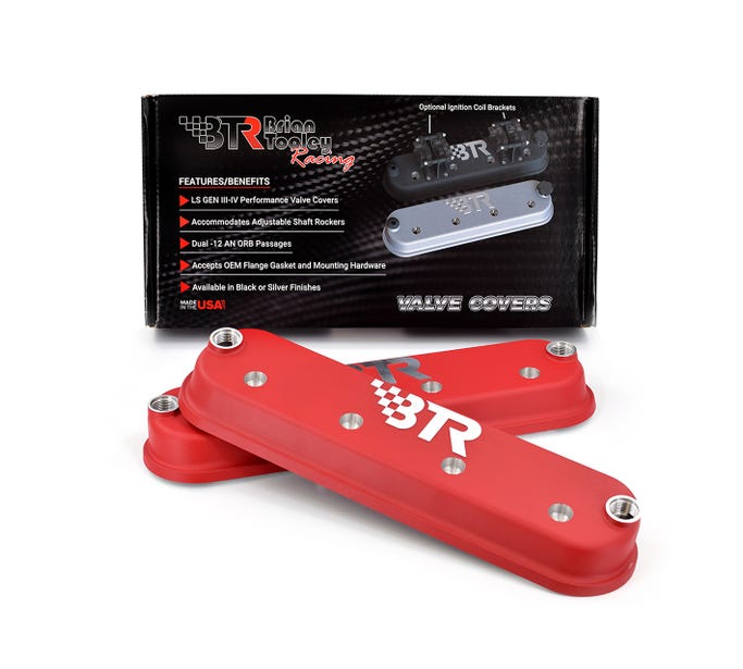 BTR Valve Covers (BTR Logo), LS Applications