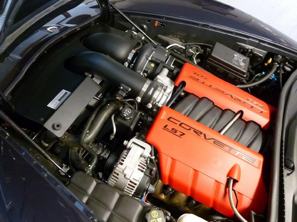 A&A Corvette Supercharger Systems, 2005-2013 C6 Corvette *Black*