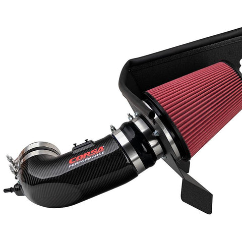 Corsa Black / Carbon Fiber Air Intake, 2017-2024 Chevrolet Camaro ZL1
