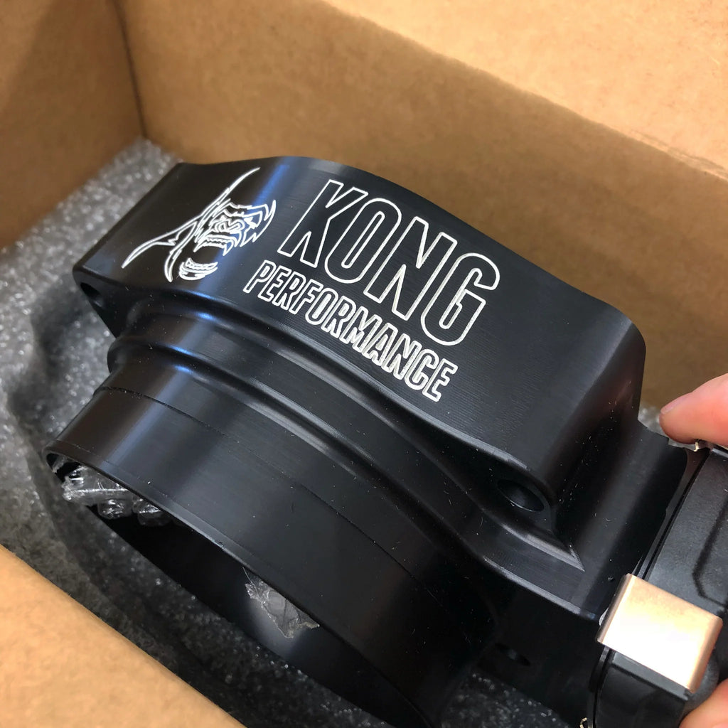 Kong Performance 112mm Billet Throttle Body, LS-Applications (Black Or Silver)