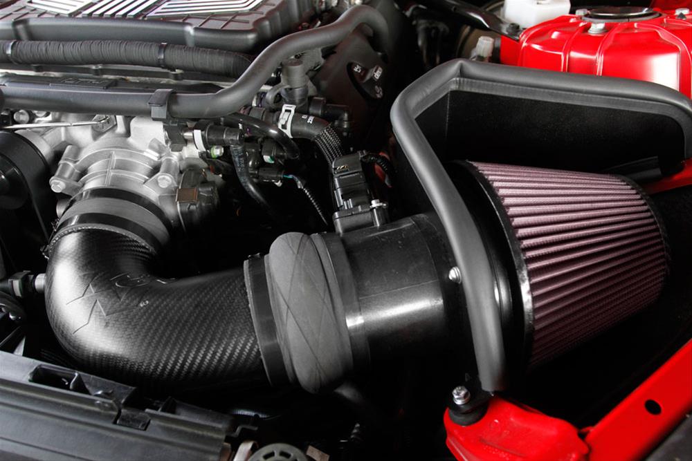 K&N Carbon Fiber 63 Series Aircharger Cold Air Intake Kit, 2017-2024 Camaro ZL1