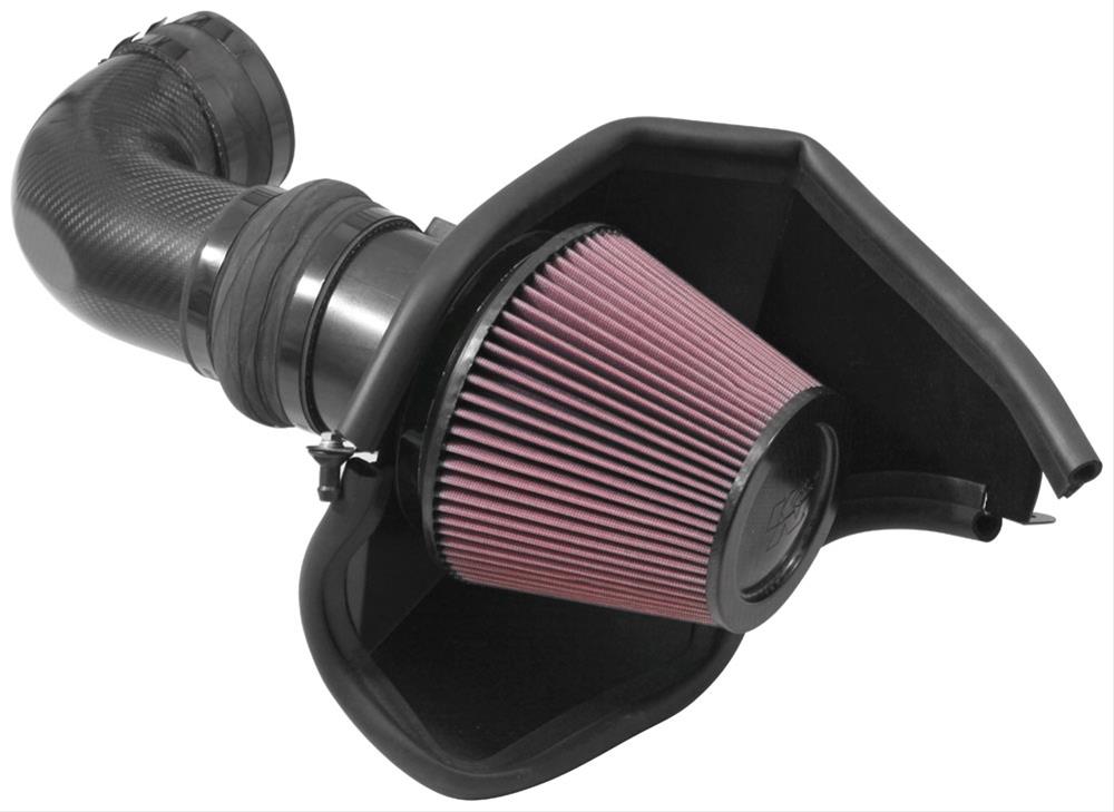 K&N Carbon Fiber 63 Series Aircharger Cold Air Intake Kit, 2017-2024 Camaro ZL1
