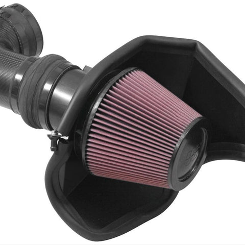K&N Carbon Fiber 63 Series Aircharger Cold Air Intake Kit, 2017-2024 Camaro ZL1