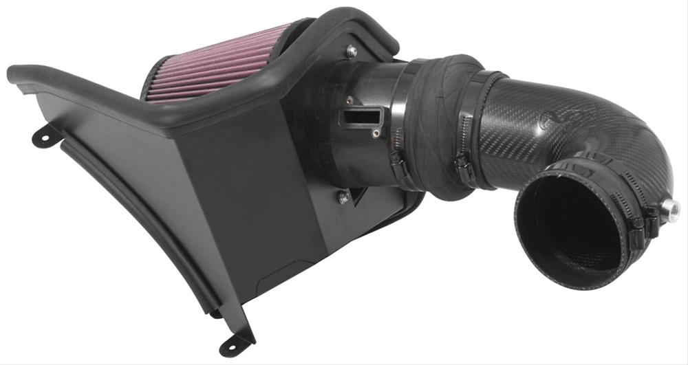 K&N Carbon Fiber 63 Series Aircharger Cold Air Intake Kit, 2017-2024 Camaro ZL1