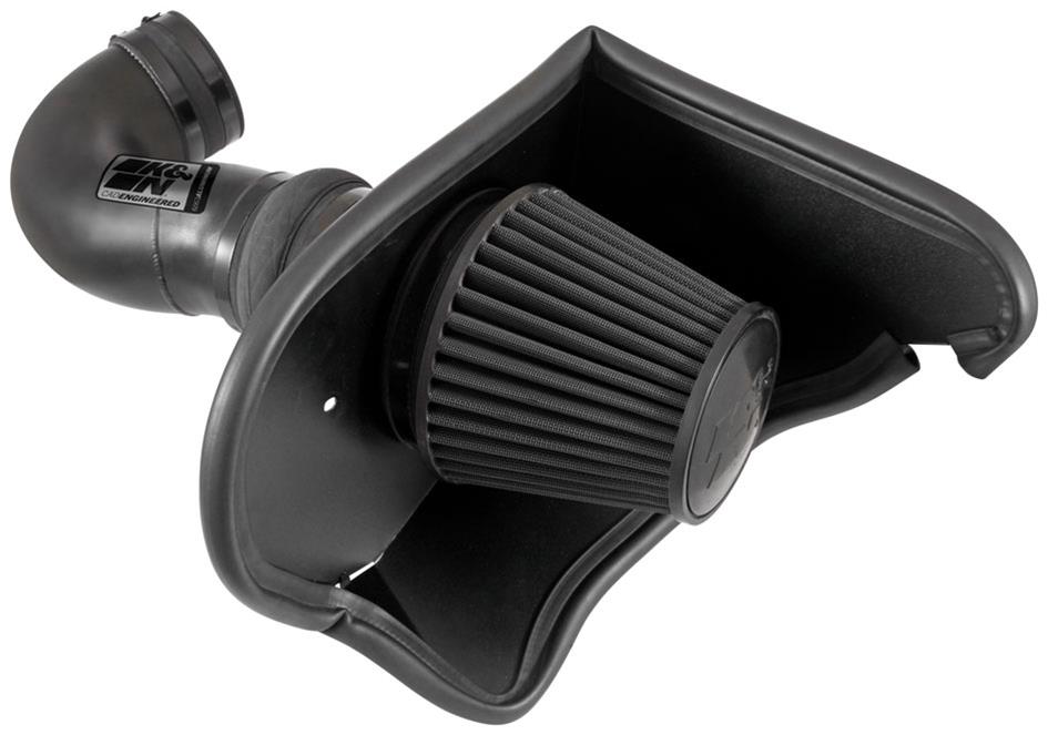 K&N Blackhawk Cold Air Intake Kit, Dryflow Filter, 2016-2024 Camaro SS