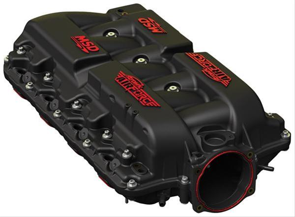 MSD Atomic AirForce Intake Manifold, Red Or Black Letters, LS7