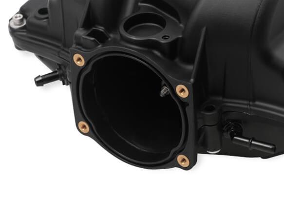 MSD Atomic AirForce Intake Manifold, Red Or Black Letters, LSx Cathedral Port