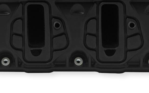 MSD Atomic AirForce Intake Manifold, Red Or Black Letters, LSx Cathedral Port