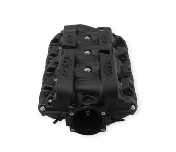 MSD Atomic AirForce Intake Manifold, Red Or Black Letters, LSx Cathedral Port