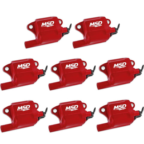 MSD Pro Power Coils, Red Or Black, LS2/LS3/LS7