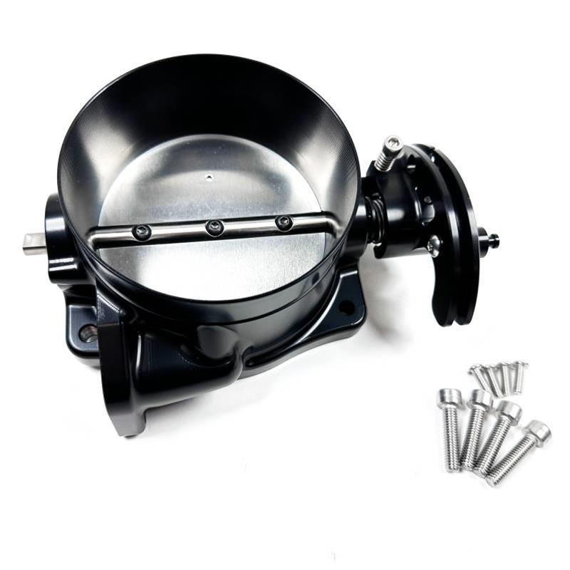 Nick Williams Performance 92mm Throttle Body, Silver or Black, Cable Driven