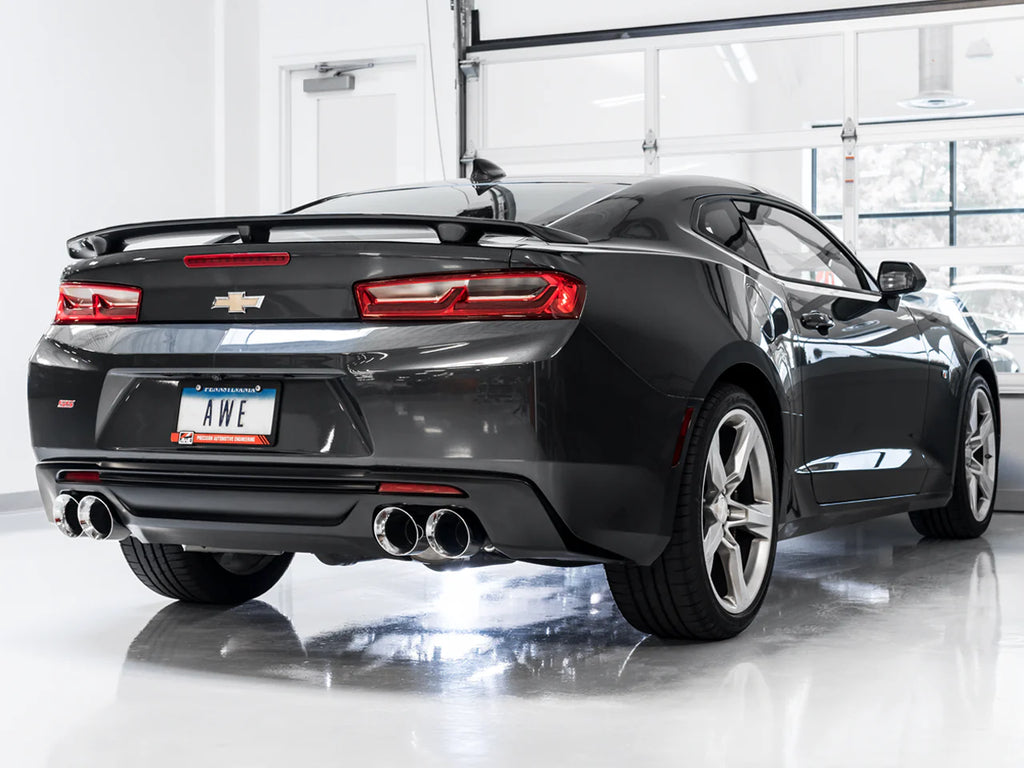 AWE Tuning Touring Edition Exhaust System, Dual Silver or Black Tips, 2016-2024 Camaro SS & ZL1