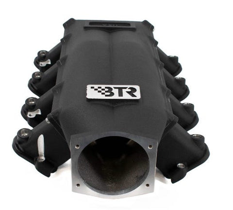 BTR Trinity Series Intake Manifold, Silver Or Black, LS3 Square Port